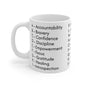 ABC Positive Words Mug 11oz