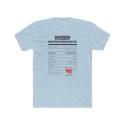 NURSING STUDENT NUTRITIAN FACTS T-shirt