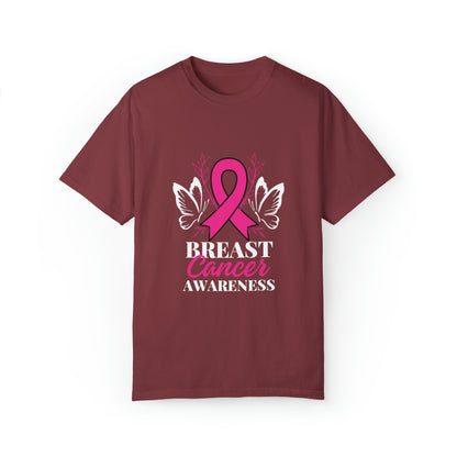 Breast Cancer  Awareness Unisex Garment-Dyed T-shirt