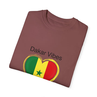 Dakar Vibes e Unisex Garment-Dyed T-shirt