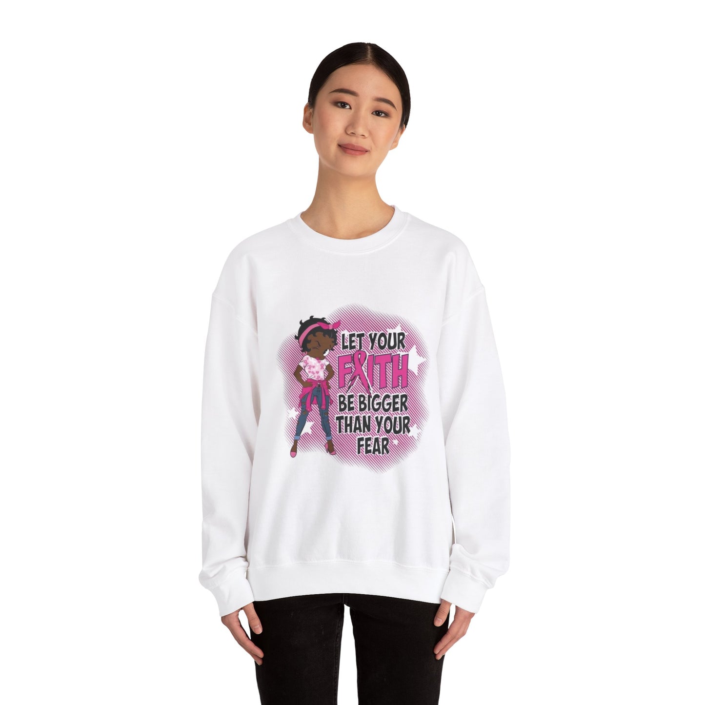 Let your faith be bigger - Crewneck Sweatshirt-