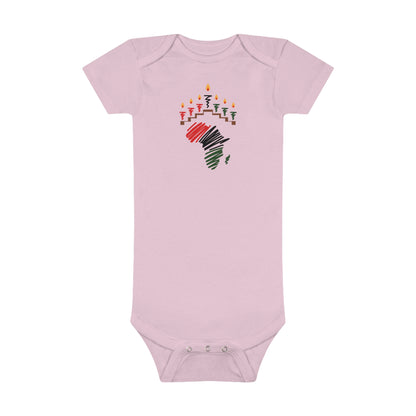 Baby Short Sleeve Onesie® Baby Kwanzaa