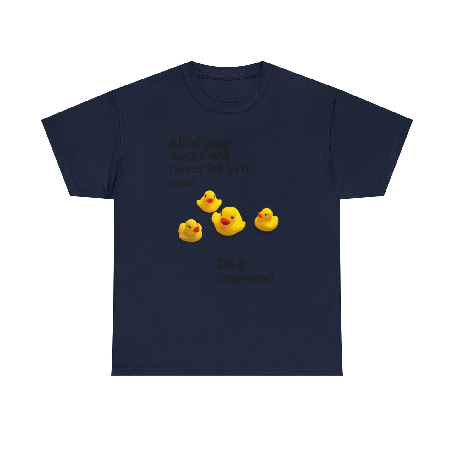 Ducks in a Row Unisex Heavy Cotton Tee