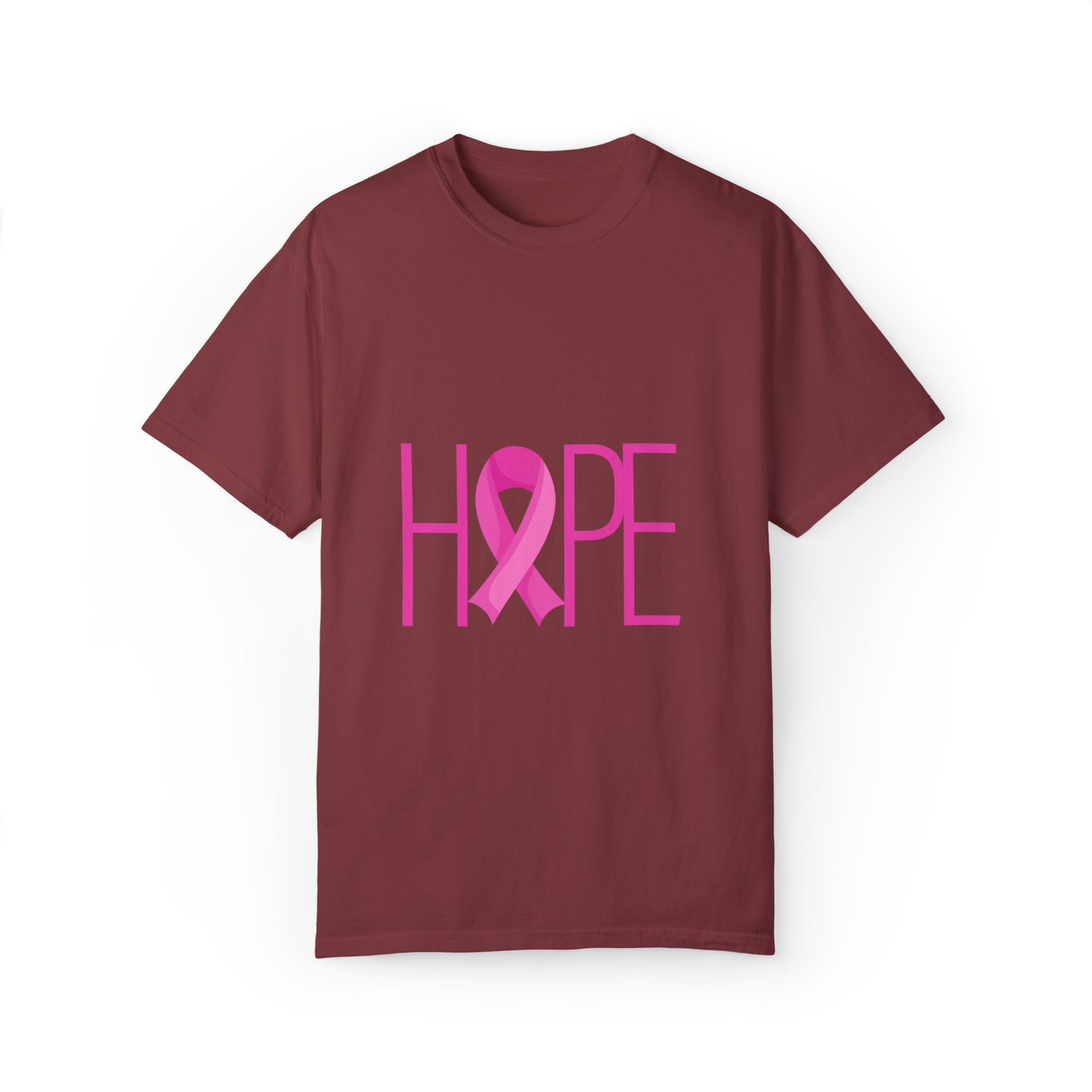 Breast Cancer Hope Unisex Garment-Dyed T-shirt