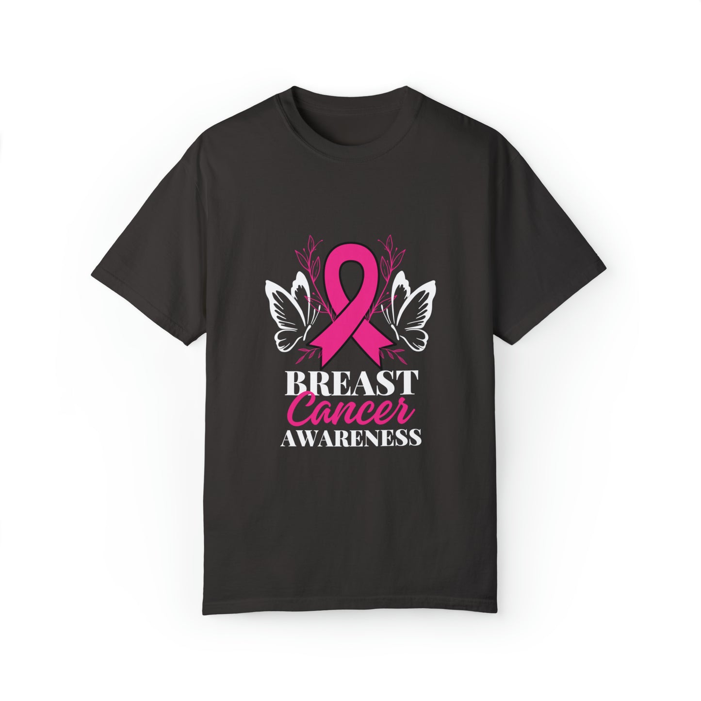 Breast Cancer  Awareness Unisex Garment-Dyed T-shirt