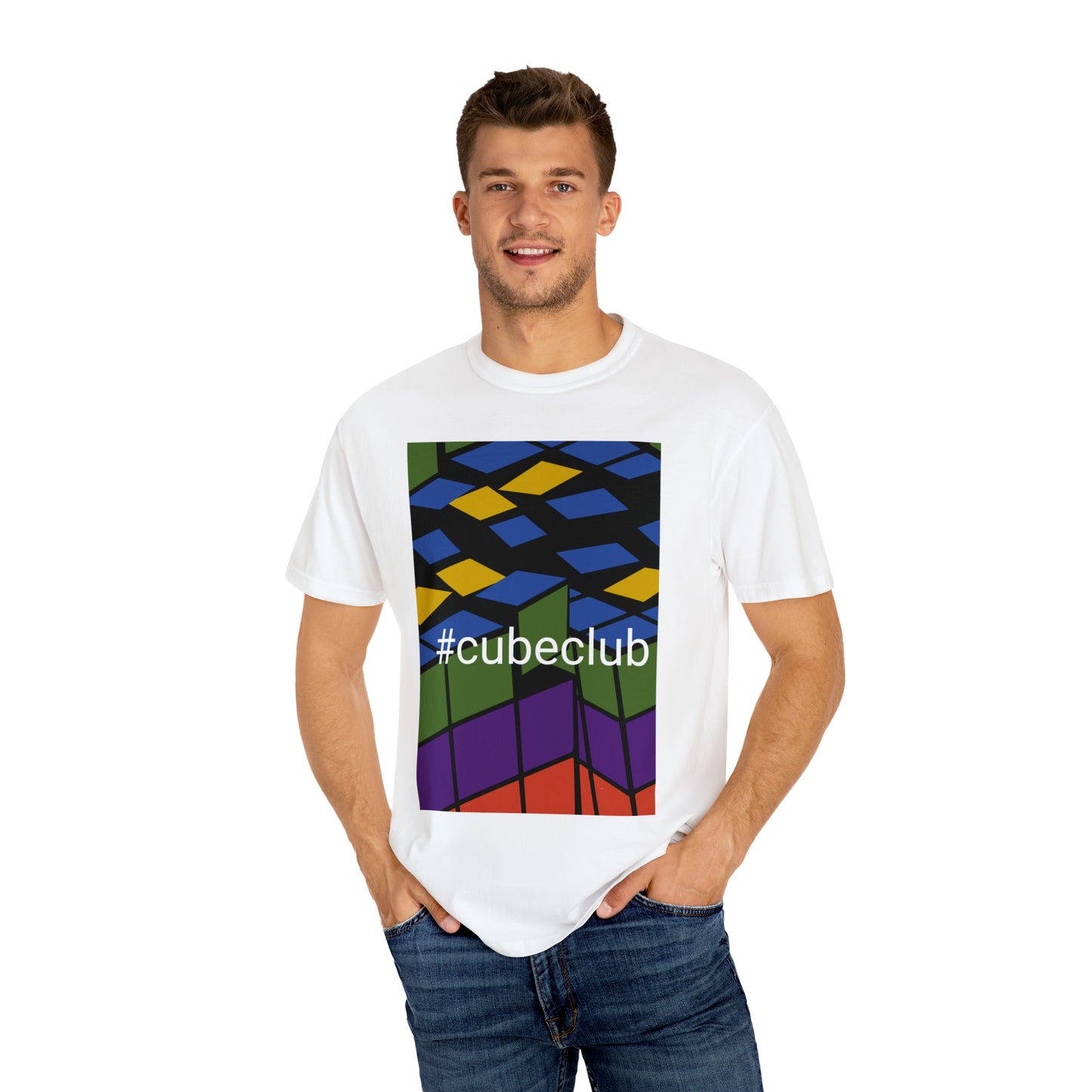 Cube Club Unisex Garment-Dyed T-shirt