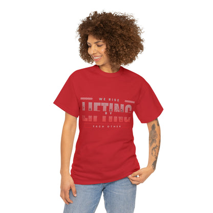 We RISE by Lifting Others Unisex Heavy Cotton Tee