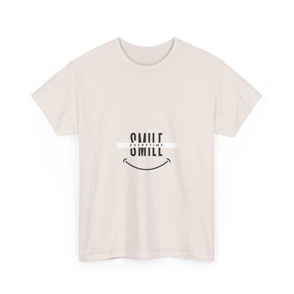 Smile Every Time Unisex Heavy Cotton Tee