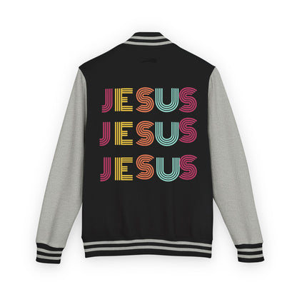 JESUS JESUS JESUS Letterman Jacket