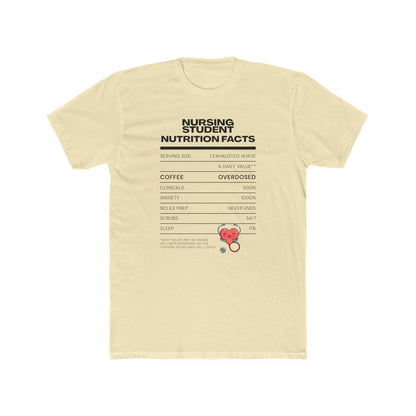 NURSING STUDENT NUTRITIAN FACTS T-shirt