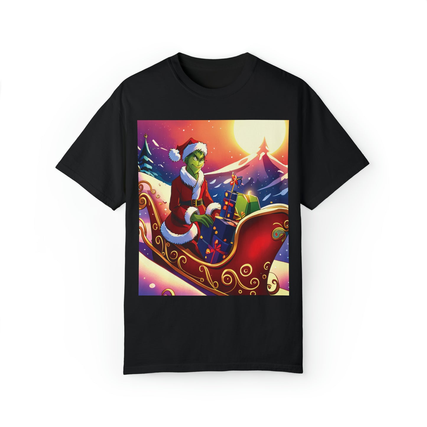 Grinch Unisex Garment-Dyed T-shirt