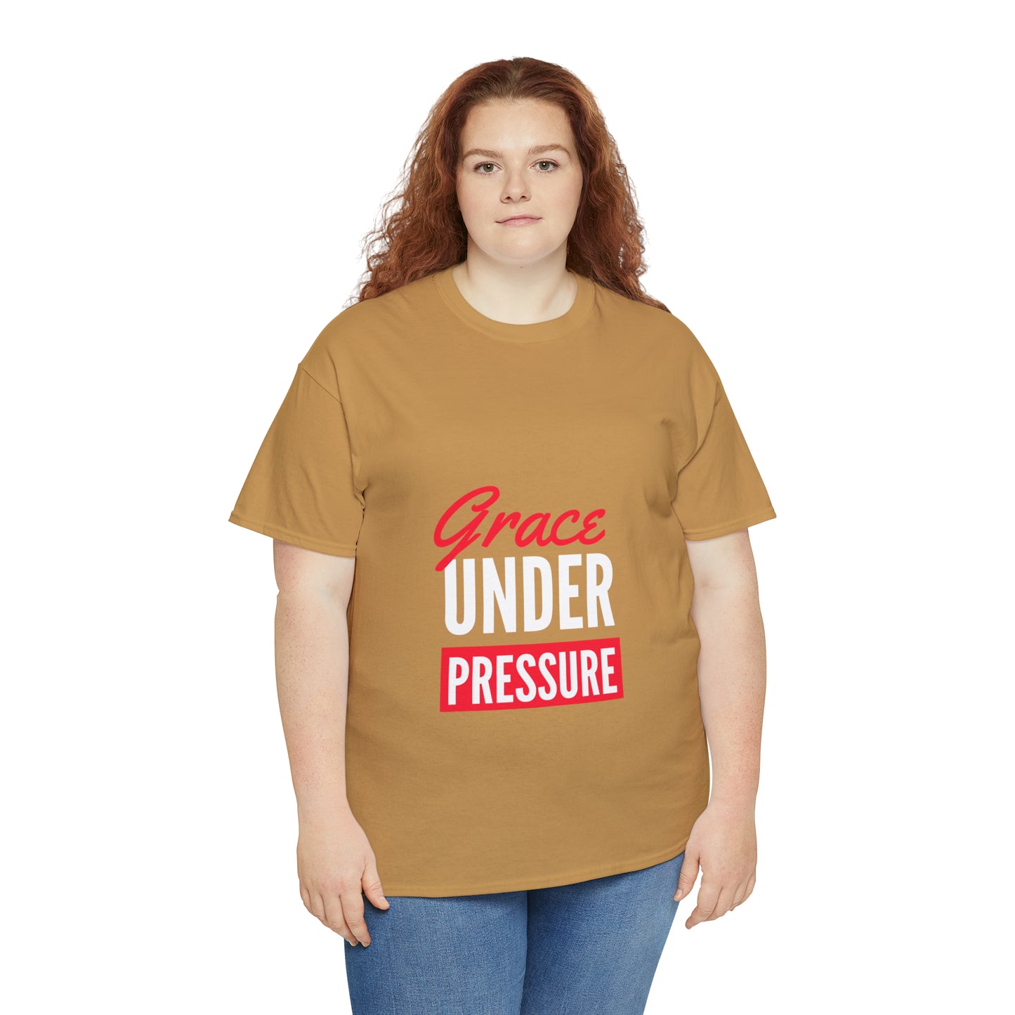 Grace Under Pressure Unisex Heavy Cotton Tee