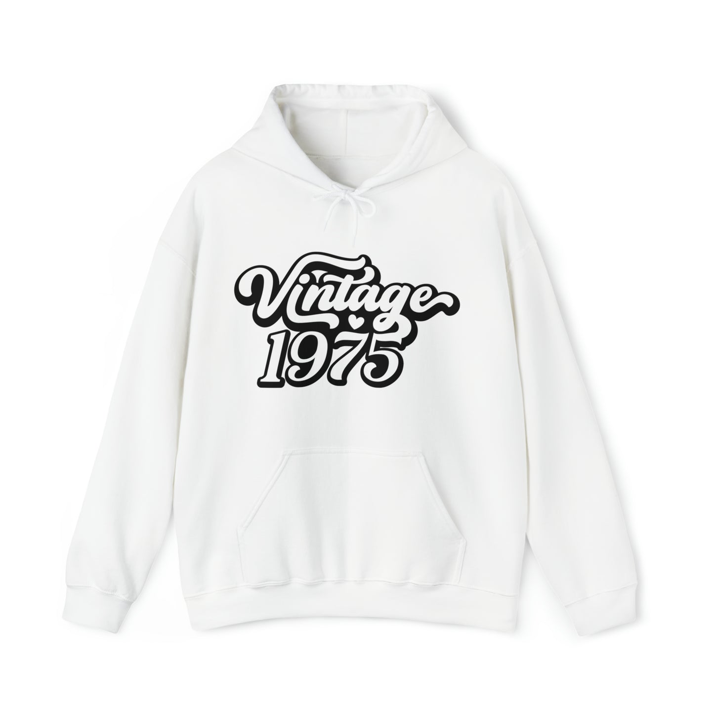 Vintage 1975 Unisex Heavy Blend™ Hooded Sweatshirt Vintage 1975