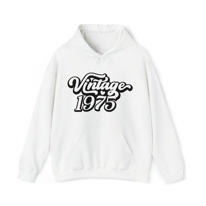 Vintage 1975 Unisex Heavy Blend™ Hooded Sweatshirt Vintage 1975