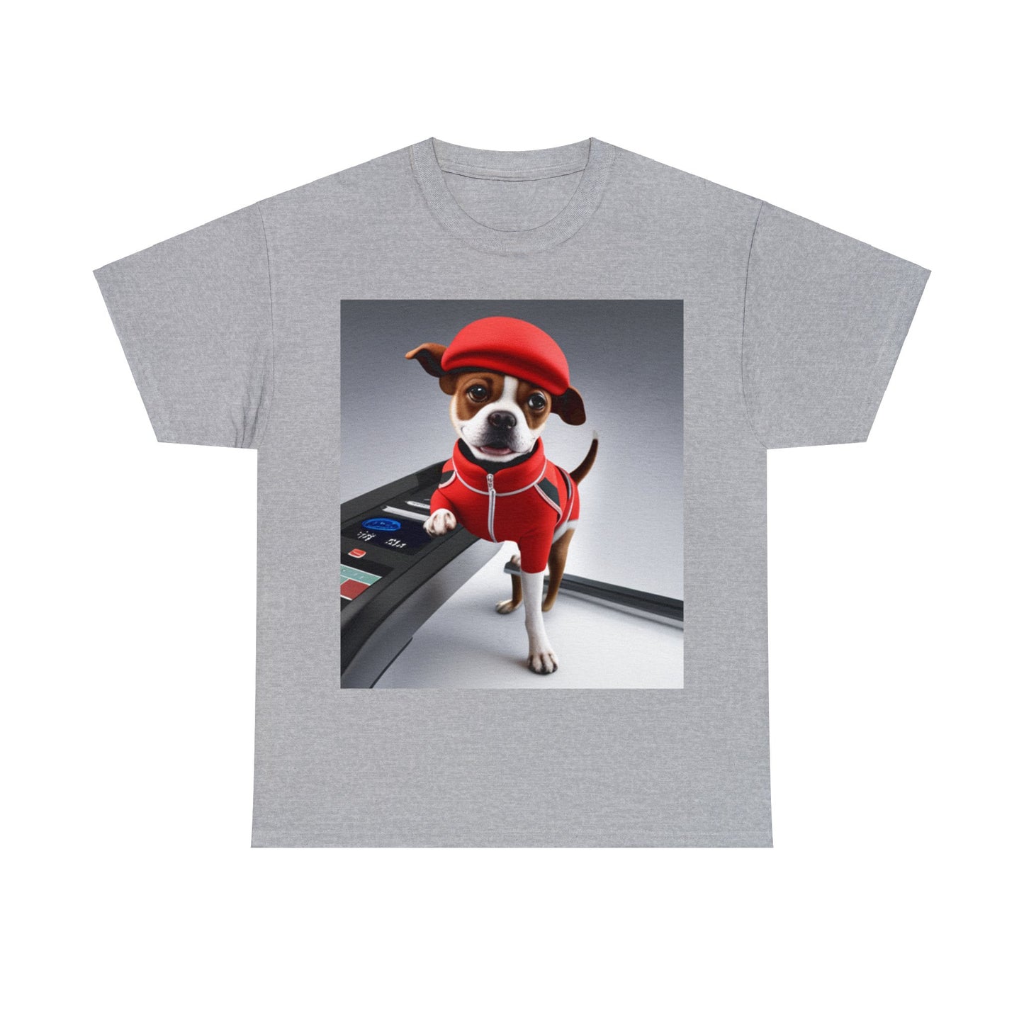 Red dog jogger Unisex Heavy Cotton Tee