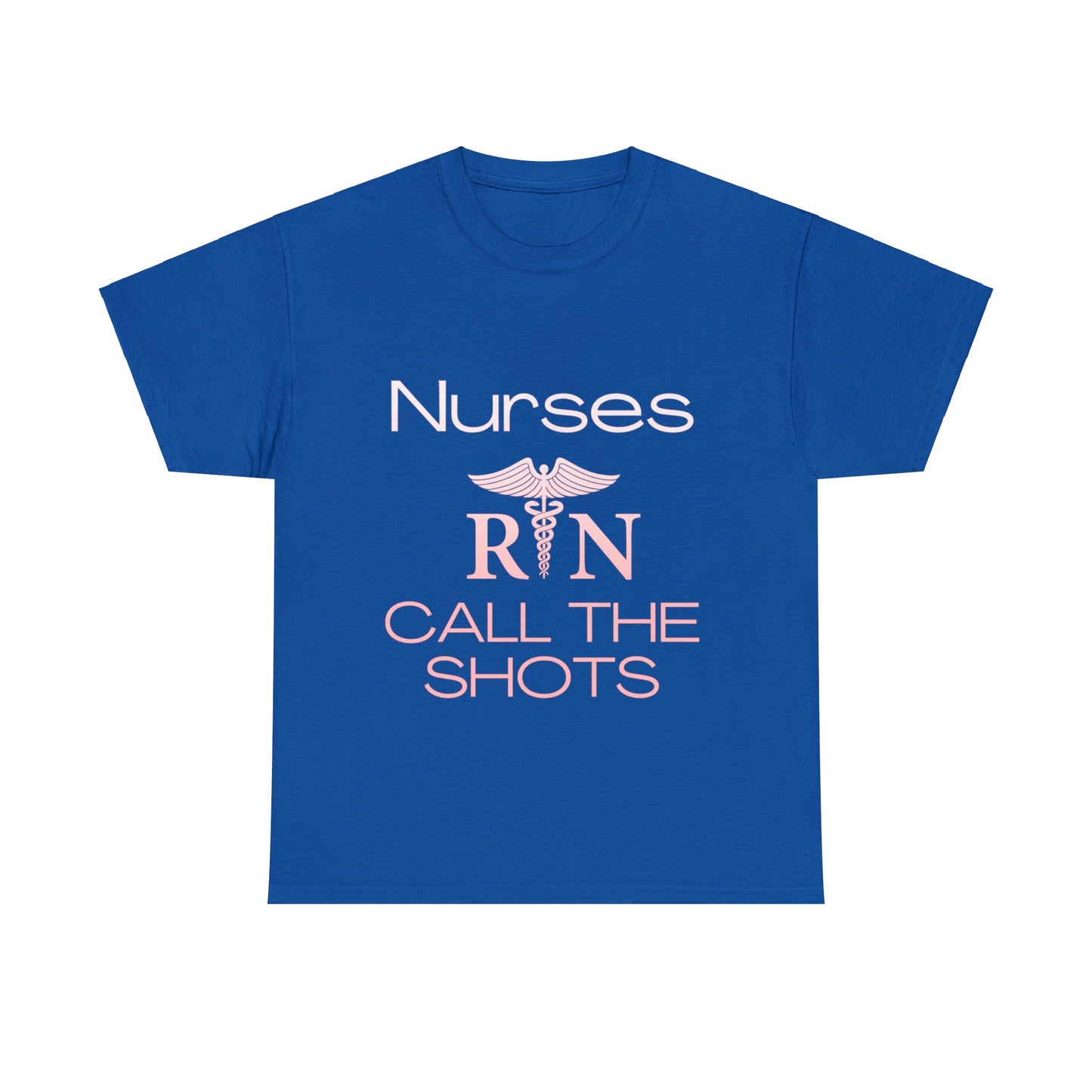 Nurses Call the Shots Unisex Heavy Cotton Tee