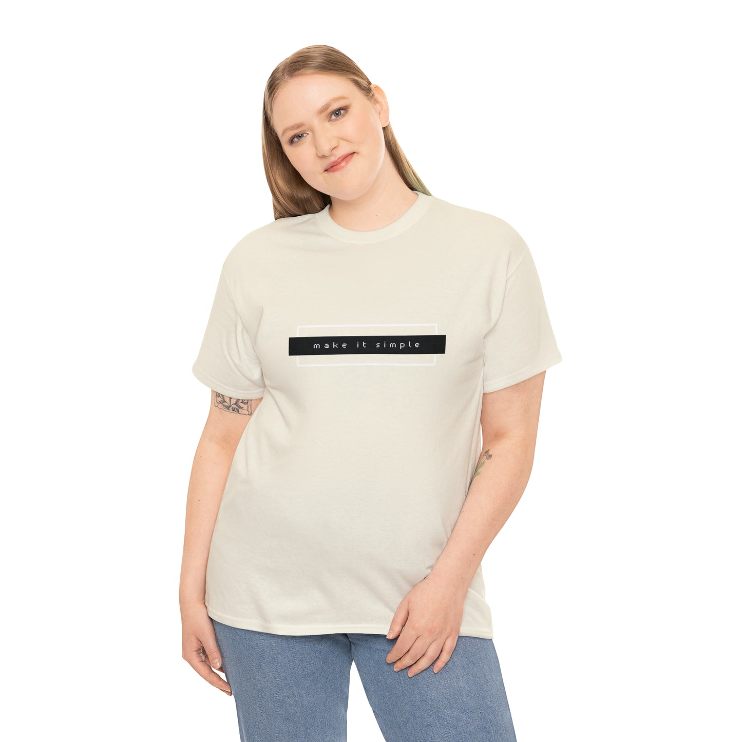 Make it simple Unisex Heavy Cotton Tee