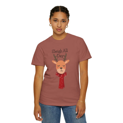 Sleigh All Day Unisex Garment-Dyed T-shirt