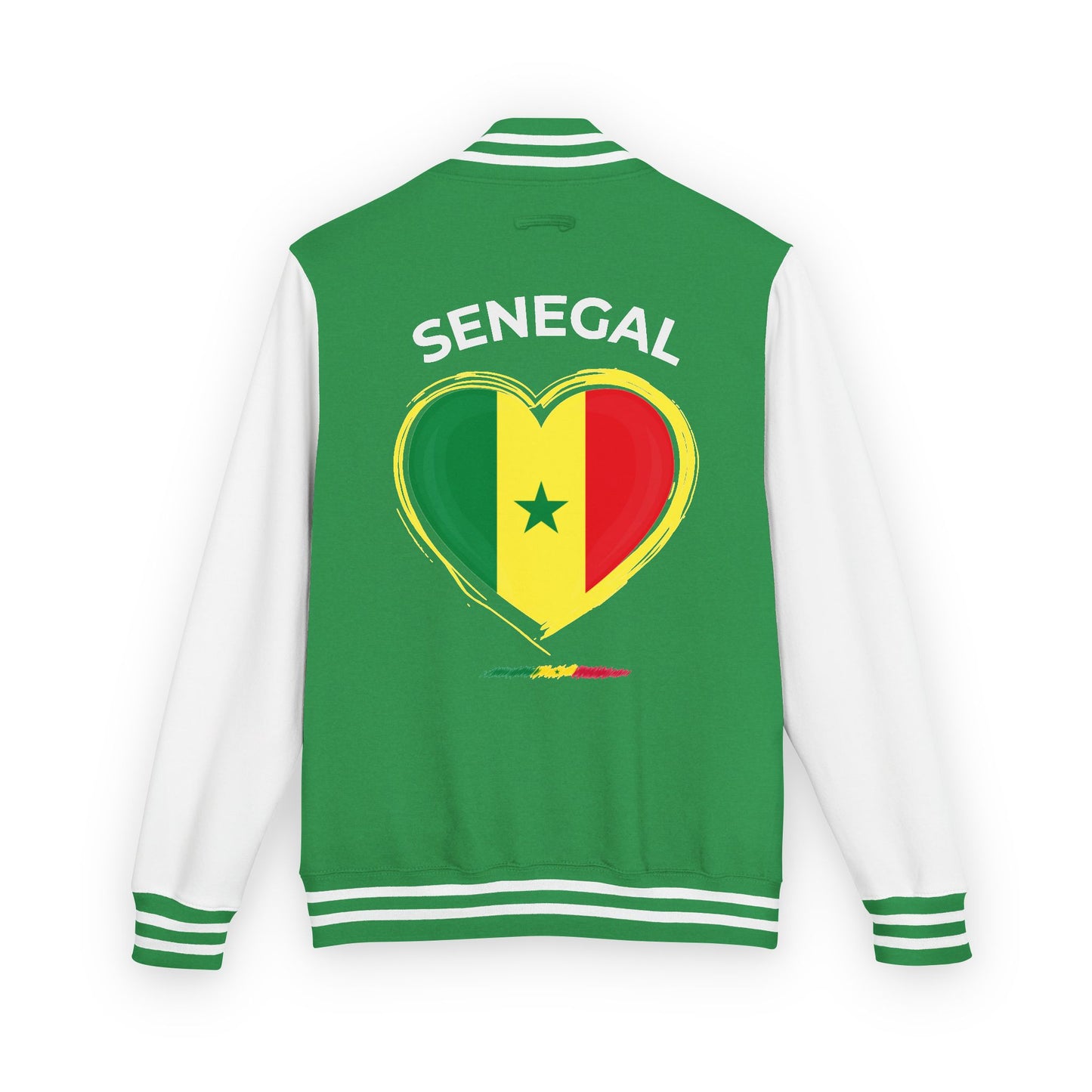 I LOVE SENEGAL Letterman Jacket: NDEYE