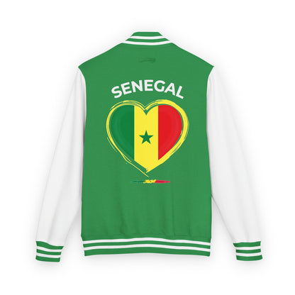 I LOVE SENEGAL Letterman Jacket: NDEYE