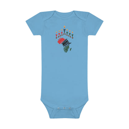 Baby Short Sleeve Onesie® Baby Kwanzaa