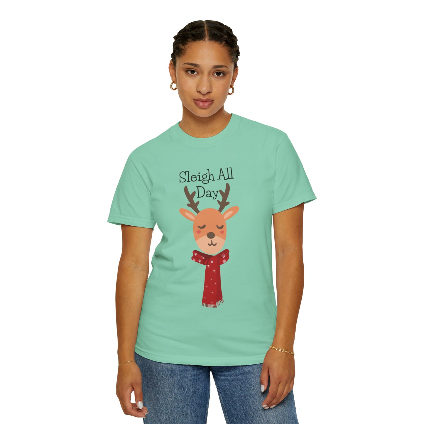 Sleigh All Day Unisex Garment-Dyed T-shirt