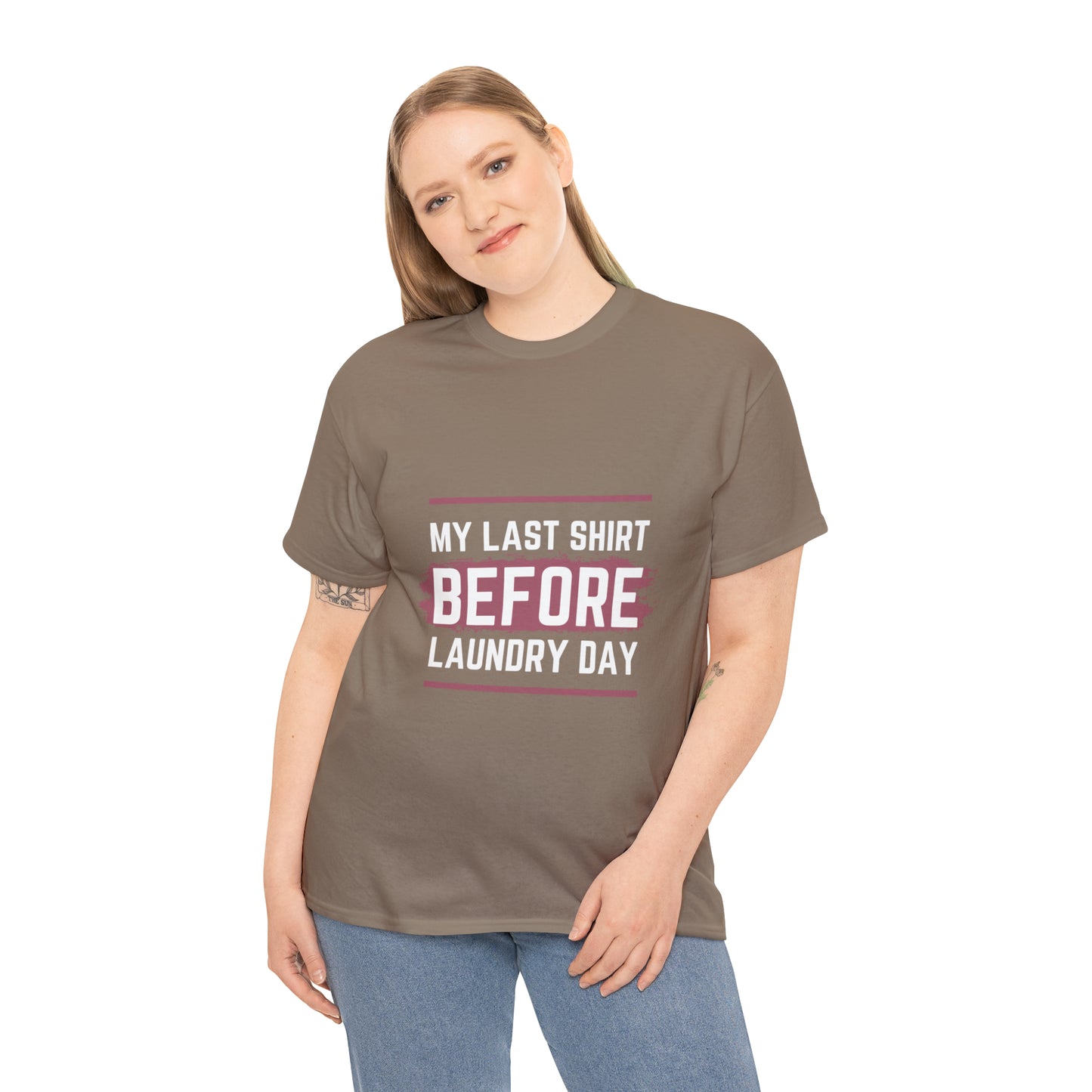 Last Shirt Before Laundry Unisex Heavy Cotton Tee