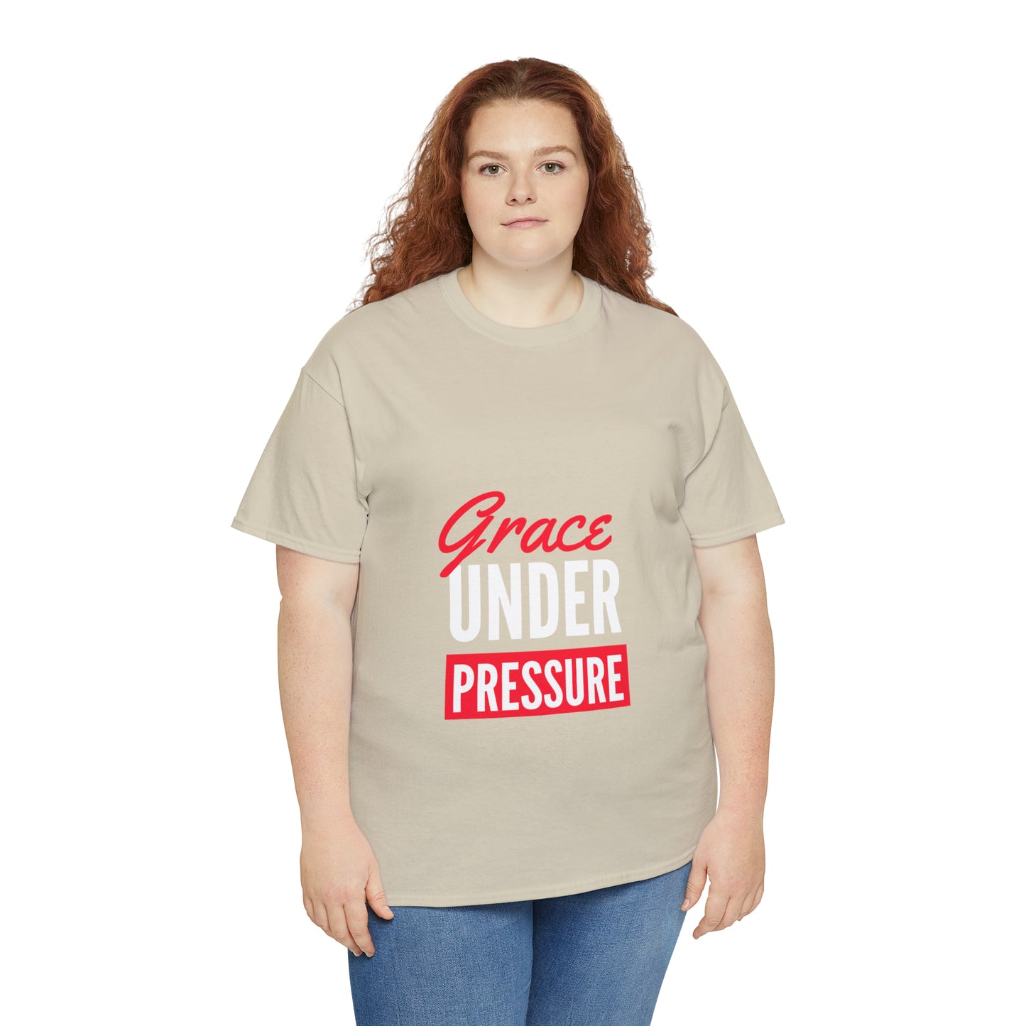 Grace Under Pressure Unisex Heavy Cotton Tee