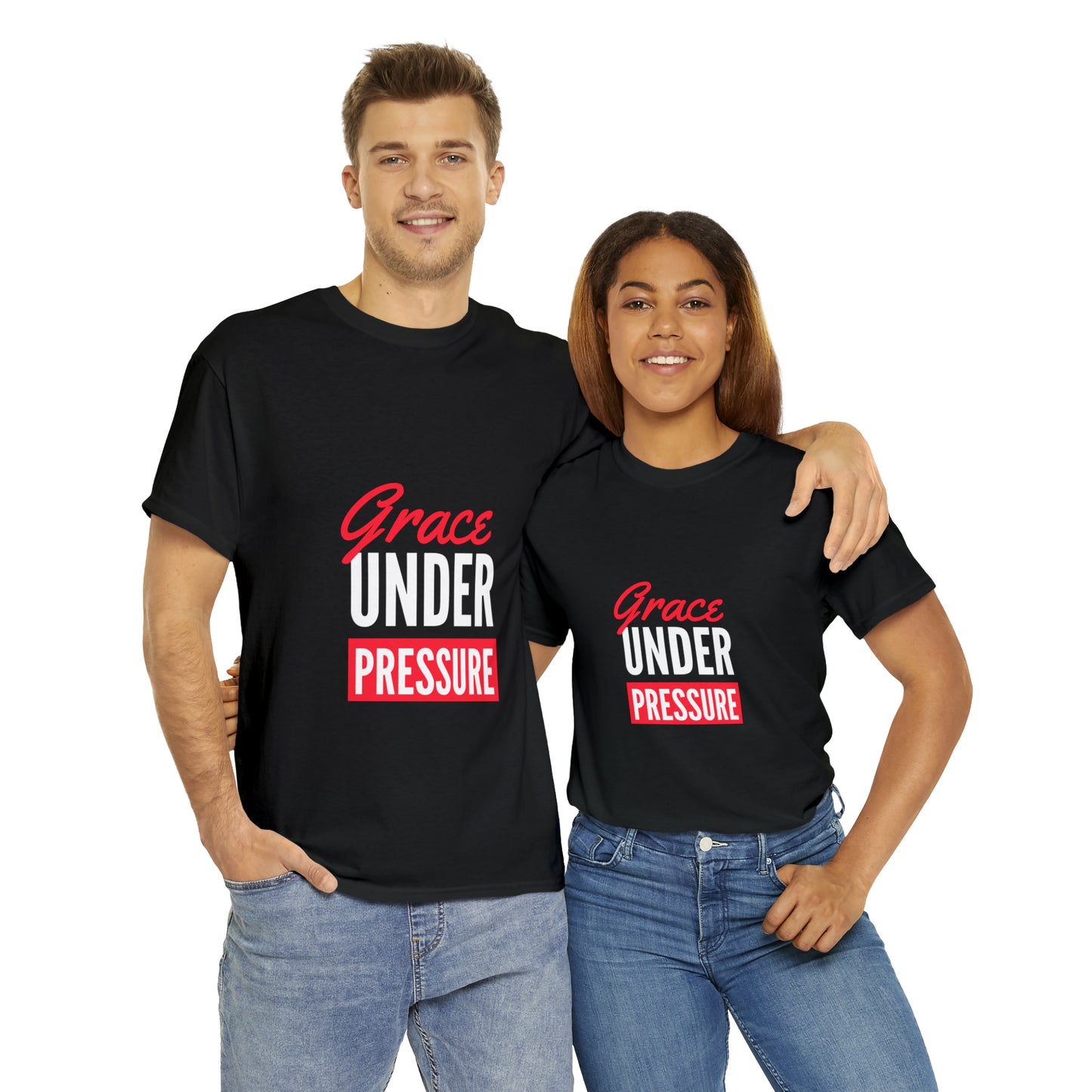 Grace Under Pressure Unisex Heavy Cotton Tee