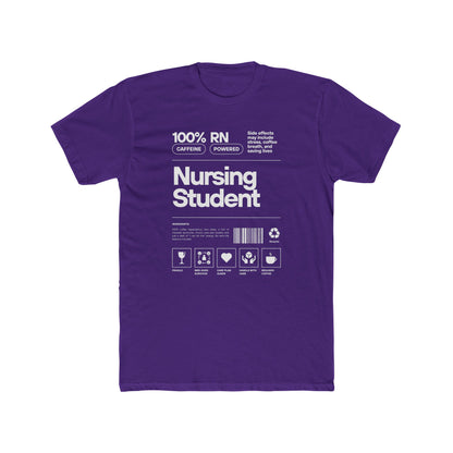 NURSING STUDENT CAFFINE POWERED T-shirt