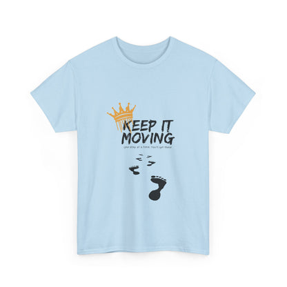 Keep It moving Foot prints Unisex Heavy Cotton Tee