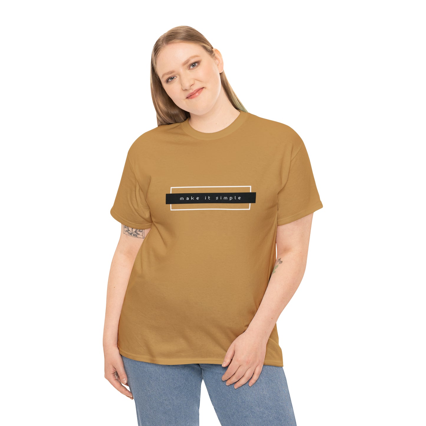 Make it simple Unisex Heavy Cotton Tee