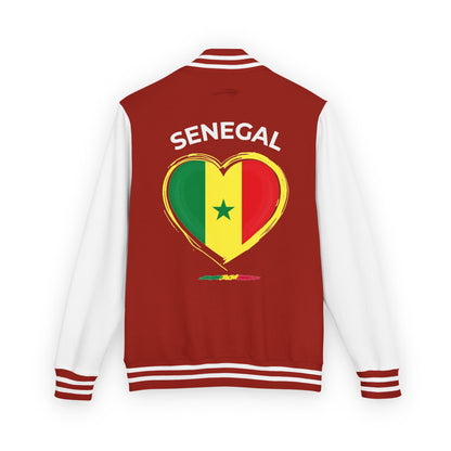 I LOVE SENEGAL Letterman Jacket: NDEYE