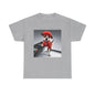 Red dog jogger Heavy Cotton Tee
