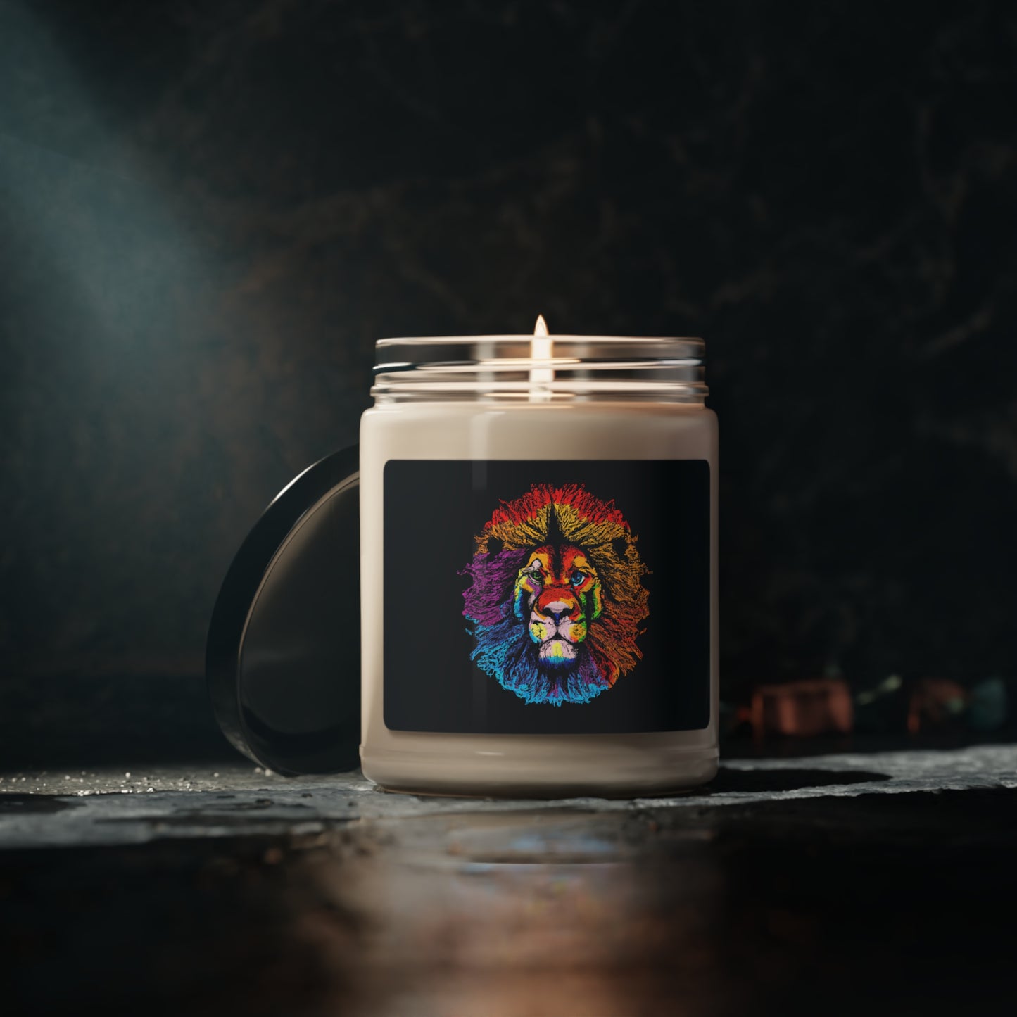 Brave Heart Lion Scented Soy Candle, 9oz