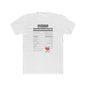 NURSING STUDENT NUTRITIAN FACTS T-shirt