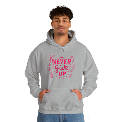 Never Give Up Unisex Heavy Blend™ Hooded Sweatshirt