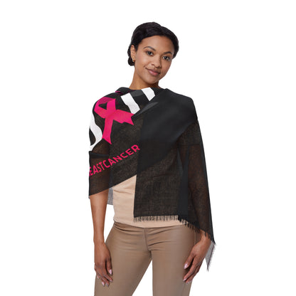 Breast Cancer Awareness Light Scarf--BLACK