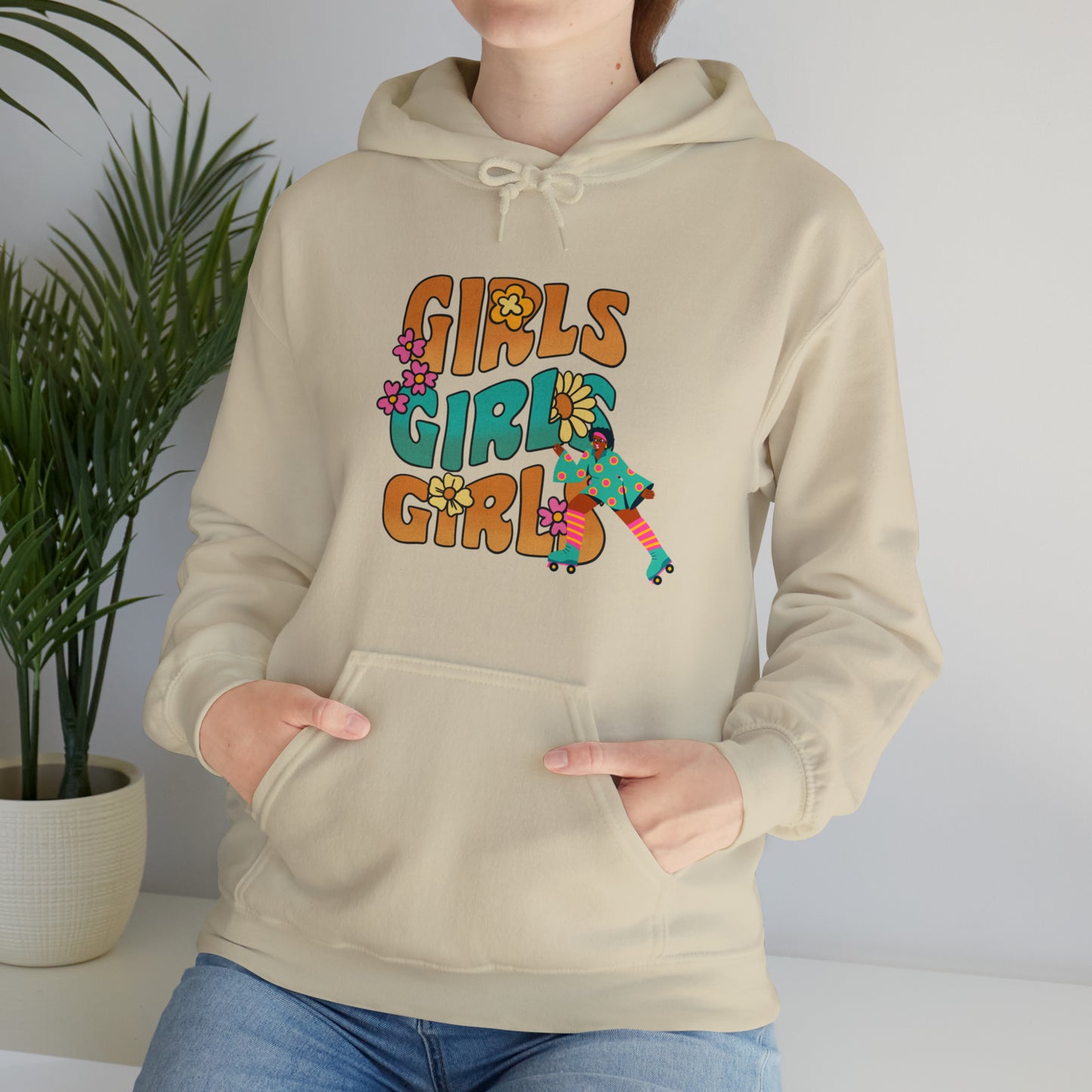 Girls Girls Girls Unisex Heavy Blend™ Hooded Sweatshirt Girls