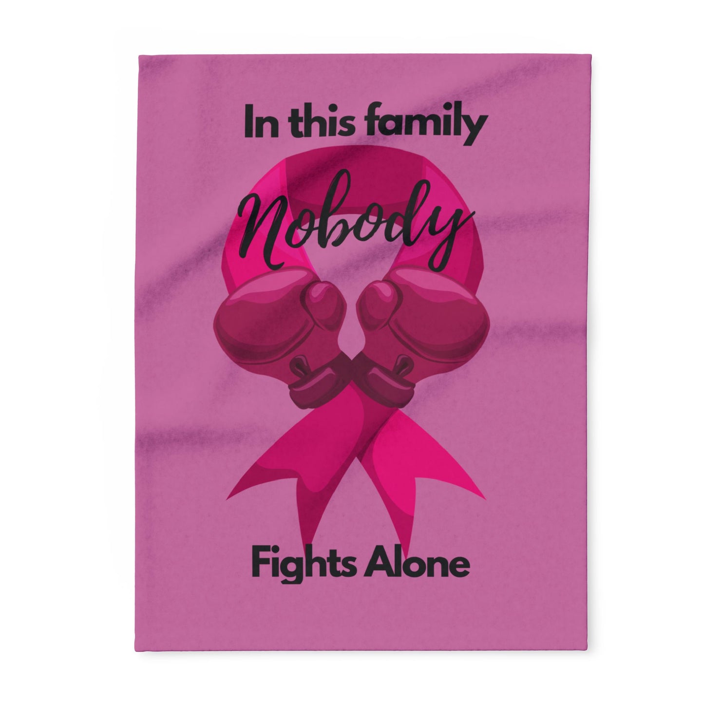 Breast Cancer Awareness Fleece Blanket