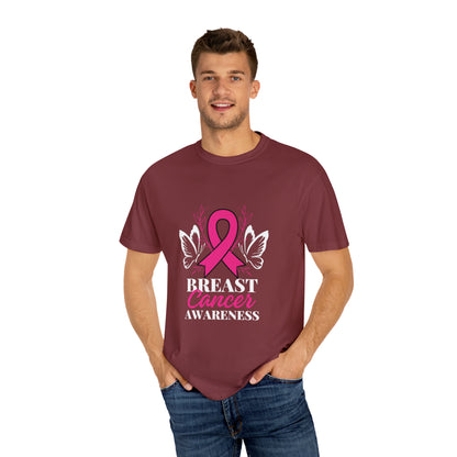 Breast Cancer  Awareness Unisex Garment-Dyed T-shirt