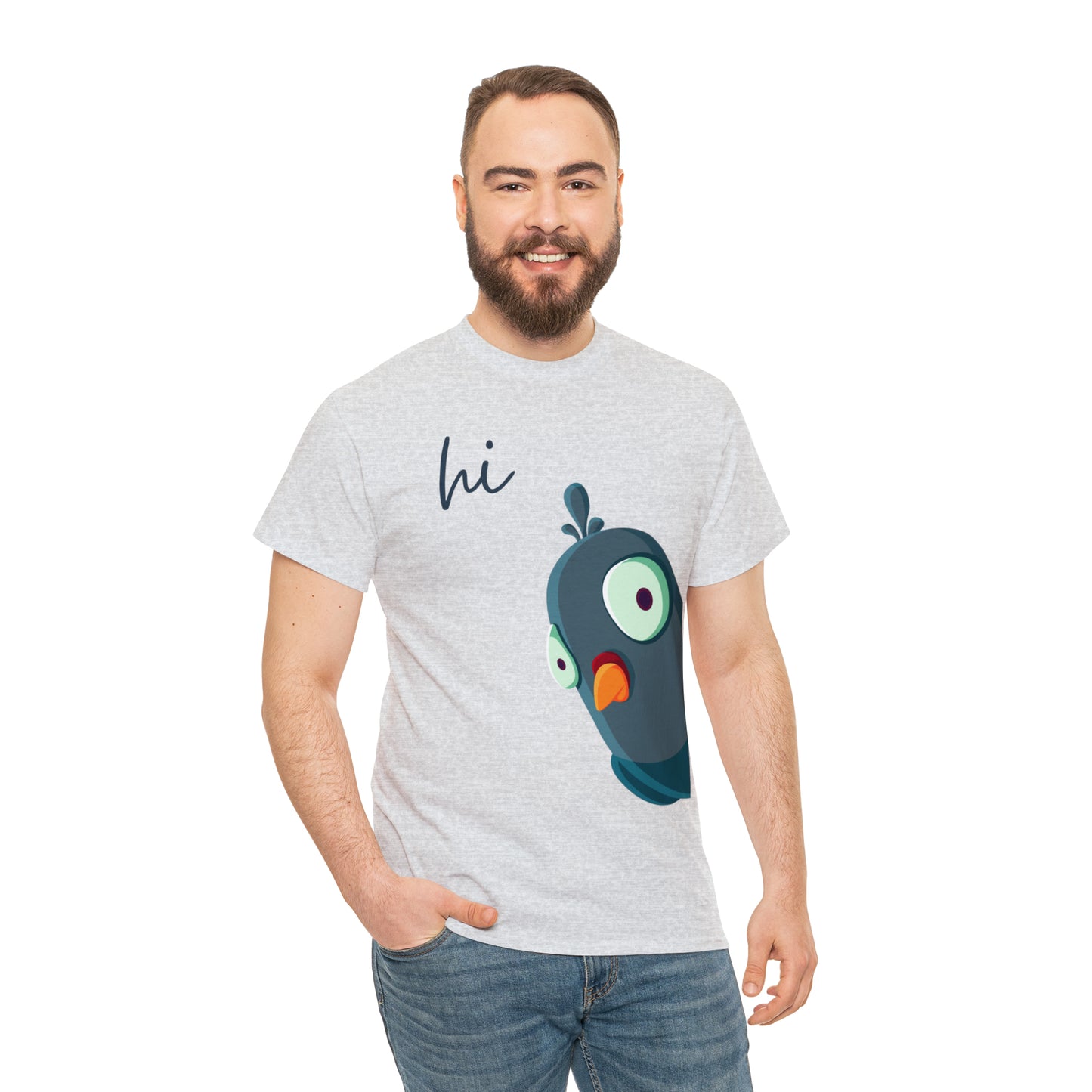 Hi Unisex Heavy Cotton Tee