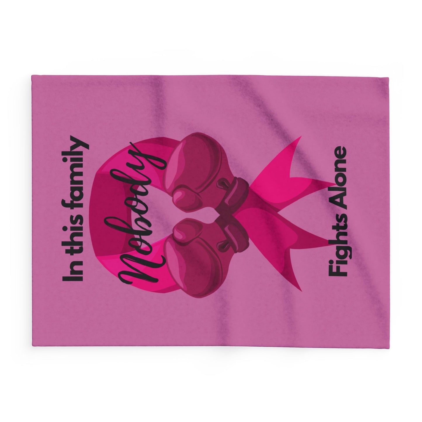 Breast Cancer Awareness Fleece Blanket