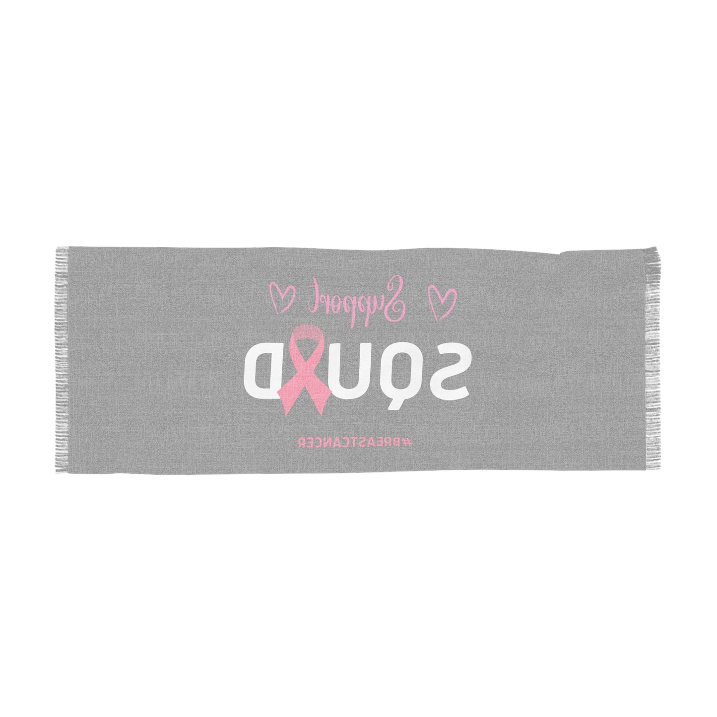 Breast Cancer Awareness Light Scarf--BLACK