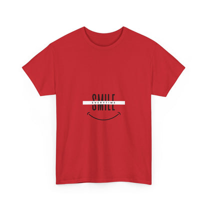 Smile Every Time Unisex Heavy Cotton Tee