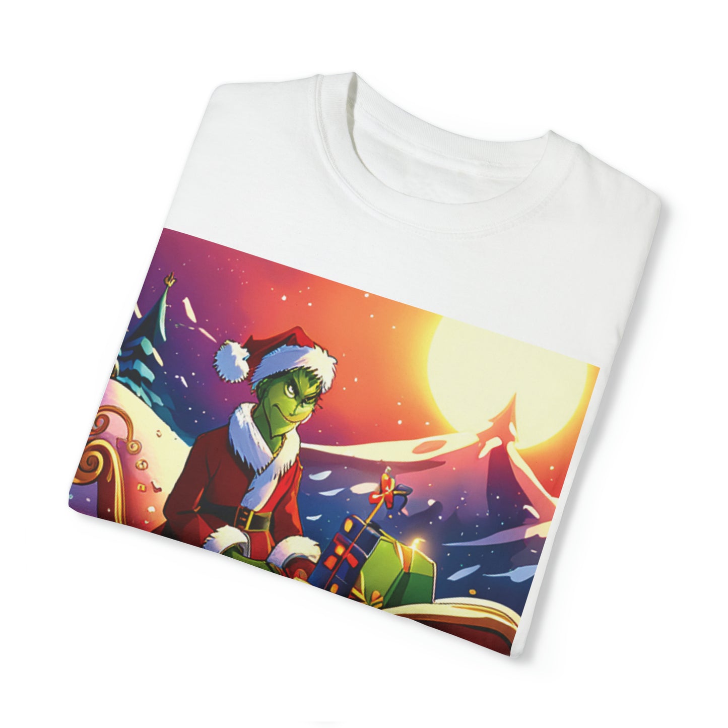 Grinch Unisex Garment-Dyed T-shirt