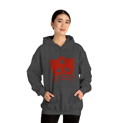 Pickle Ball "Dink Responsibly" Unisex Heavy Blend™ Hooded Sweatshirt Pickle Ball