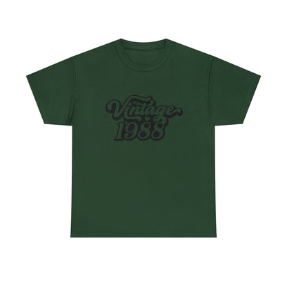 Vintage 1988 Unisex Heavy Cotton Tee