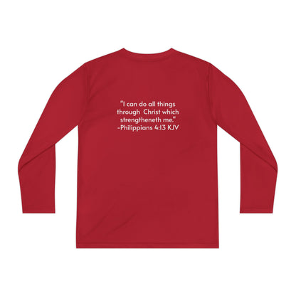 FOLM: EPIC -on the back: Philippians 4:13 - Youth Long Sleeve Tee