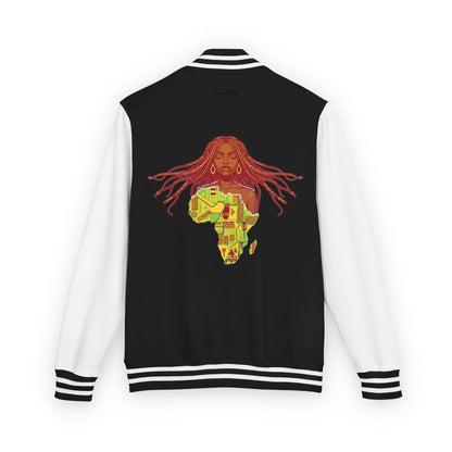 African Hair Braider Letterman Jacket: NDEYE